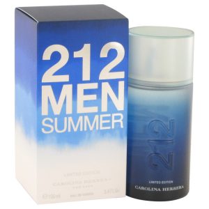 212 Summer by Carolina Herrera Eau De Toilette Spray Limited Edition 34 oz for Men