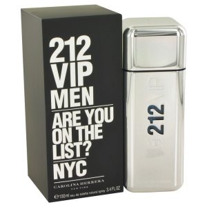 212 Vip by Carolina Herrera Eau De Toilette Spray 34 oz for Men