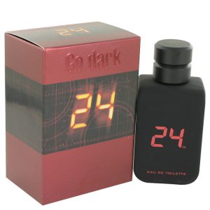 24 Go Dark The Fragrance by ScentStory Eau De Toilette Spray 34 oz for Men