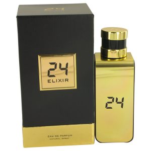 24 Gold Elixir by ScentStory Eau De Parfum Spray 34 oz for Men