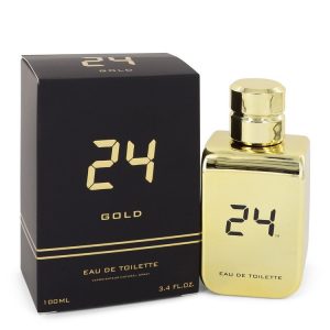 24 Gold The Fragrance by ScentStory Eau De Toilette Spray 34 oz for Men