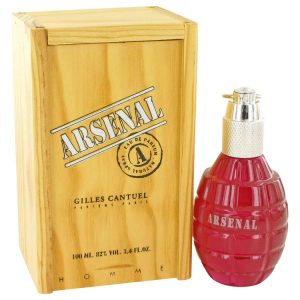 Arsenal Dark Red by Gilles Cantuel Eau De Parfum Spray 34 oz for Men