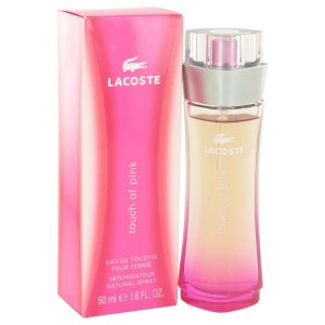 Touch of Pink by Lacoste Eau De Toilette Spray 16 oz for Women