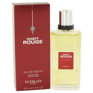 HABIT ROUGE by Guerlain Cologne  Eau De Toilette Spray 34 oz for Men