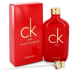 CK ONE by Calvin Klein Eau De Toilette Spray Unisex Red Collectors Edition 33 oz for Men