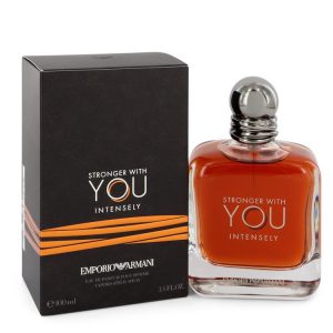 Stronger With You Intensely by Giorgio Armani Eau De Parfum Spray 34 oz for Men