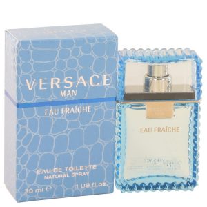 Versace Man by Versace Eau Fraiche Eau De Toilette Spray Blue 1 oz for Men