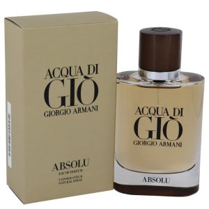 Acqua Di Gio Absolu by Giorgio Armani Eau De Parfum Spray 25 oz for Men