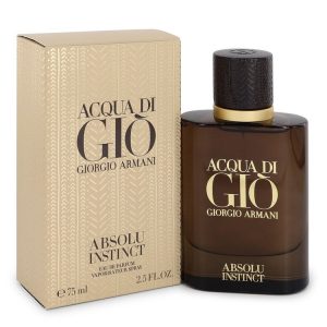 Acqua Di Gio Absolu Instinct by Giorgio Armani Eau De Parfum Spray 25 oz for Men