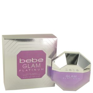 Bebe Glam Platinum by Bebe Eau De Parfum Spray 34 oz for Women