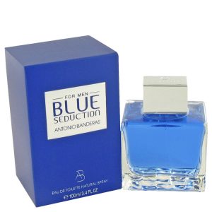 Blue Seduction by Antonio Banderas Eau De Toilette Spray 34 oz for Men