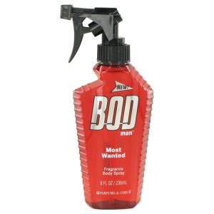 Bod Man Most Wanted by Parfums De Coeur Fragrance Body Spray 8 oz for Men