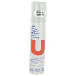 Designer Imposters U You by Parfums De Coeur Deodorant Body Spray Unisex 25 oz for Women