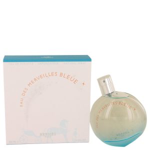 Eau des Merveilles Bleue by Hermes Eau De Toilette Spray 34 oz for Women