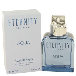 Eternity Aqua by Calvin Klein Eau De Toilette Spray 34 oz for Men