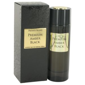 Private Blend Premium Amber Black by Chkoudra Paris Eau De Parfum Spray 34 oz for Men