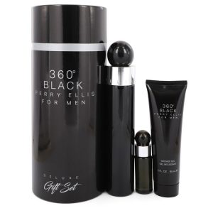 Perry Ellis 360 Black by Perry Ellis Gift Set  for Men