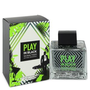 Play in Black Seduction by Antonio Banderas Eau De Toilette Spray 34 oz for Men