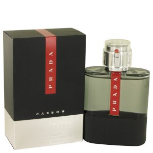 Prada Luna Rossa Carbon by Prada Eau De Toilette Spray 34 oz for Men