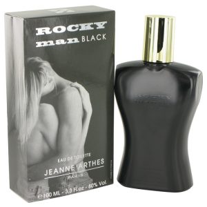 Rocky Man Black by Jeanne Arthes Eau De Toilette Spray 33 oz for Men