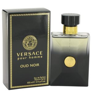 Versace Pour Homme Oud Noir by Versace Eau De Parfum Spray 34 oz for Men