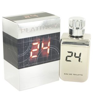 24 Platinum The Fragrance by ScentStory Eau De Toilette Spray 34 oz for Men