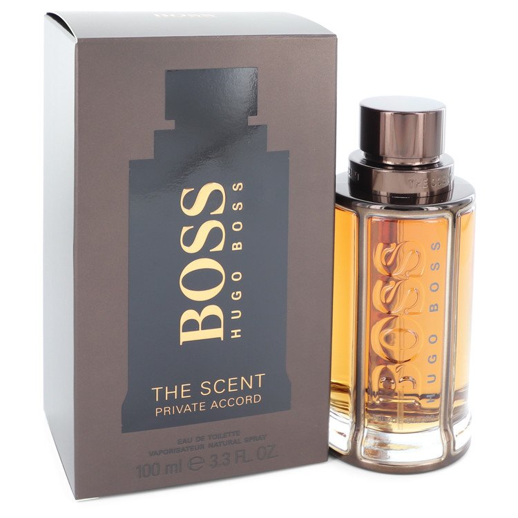 Boss The Scent Private Accord by Hugo Boss Eau De Toilette Spray 33 oz for Men