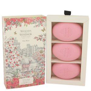 True Rose by Woods of Windsor Three 21 oz Luxury Soaps 21 oz for Women