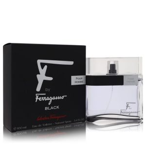 F Black by Salvatore Ferragamo Eau De Toilette Spray 34 oz for Men