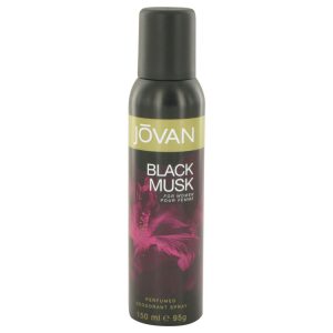 Jovan Black Musk by Jovan Deodorant Spray 5 oz for Men