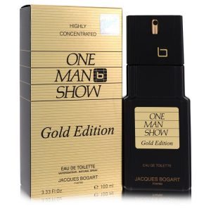 One Man Show Gold by Jacques Bogart Eau De Toilette Spray 33 oz for Men